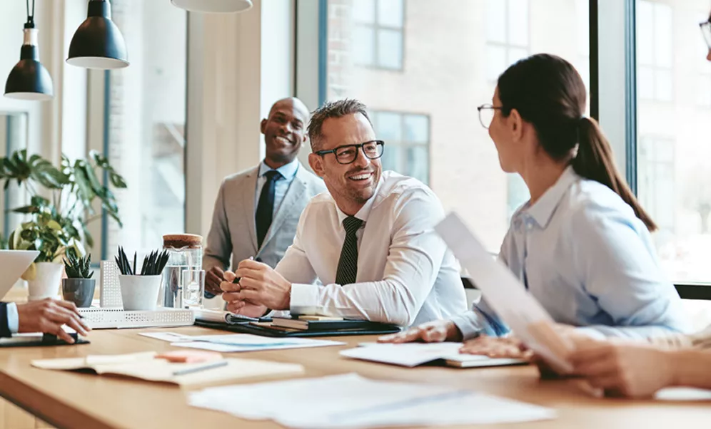 Gardner Champion team meeting